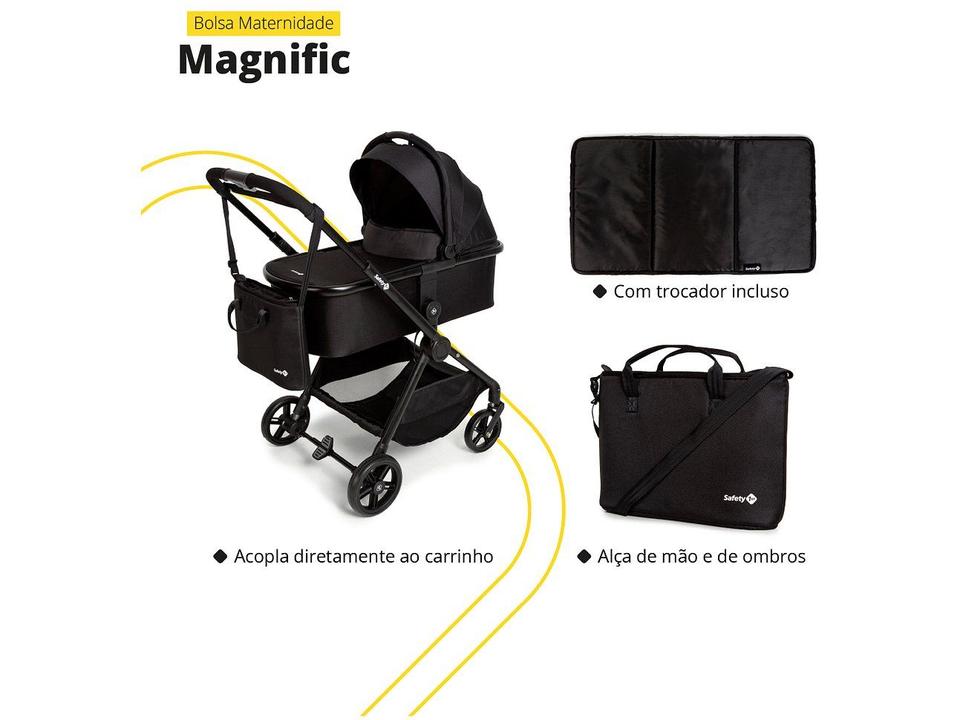 Carrinho de Bebê com Moisés e Bebê Conforto 5 em 1 Safety 1st - 3