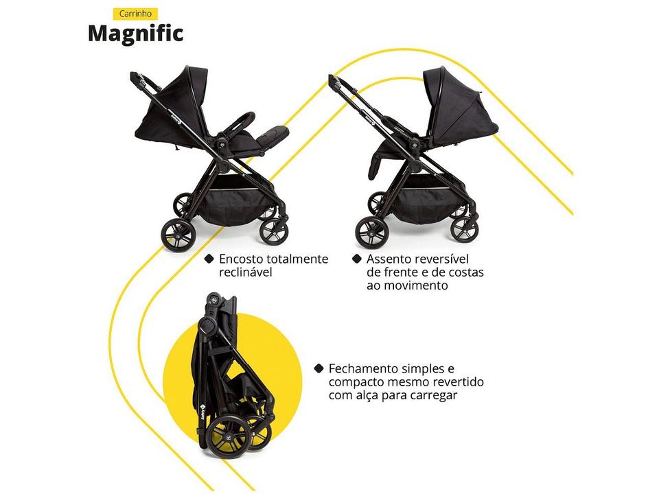 Carrinho de Bebê com Moisés e Bebê Conforto 5 em 1 Safety 1st - 4