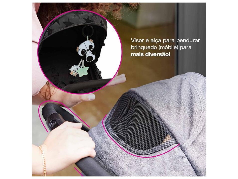 Carrinho de Bebê Cosco Kids Bross 4 Rodas 0 a 15kg - 12