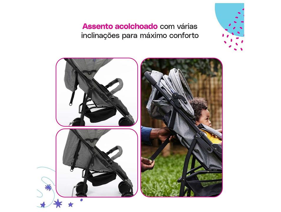 Carrinho de Bebê Cosco Kids Bross 4 Rodas 0 a 15kg - 9