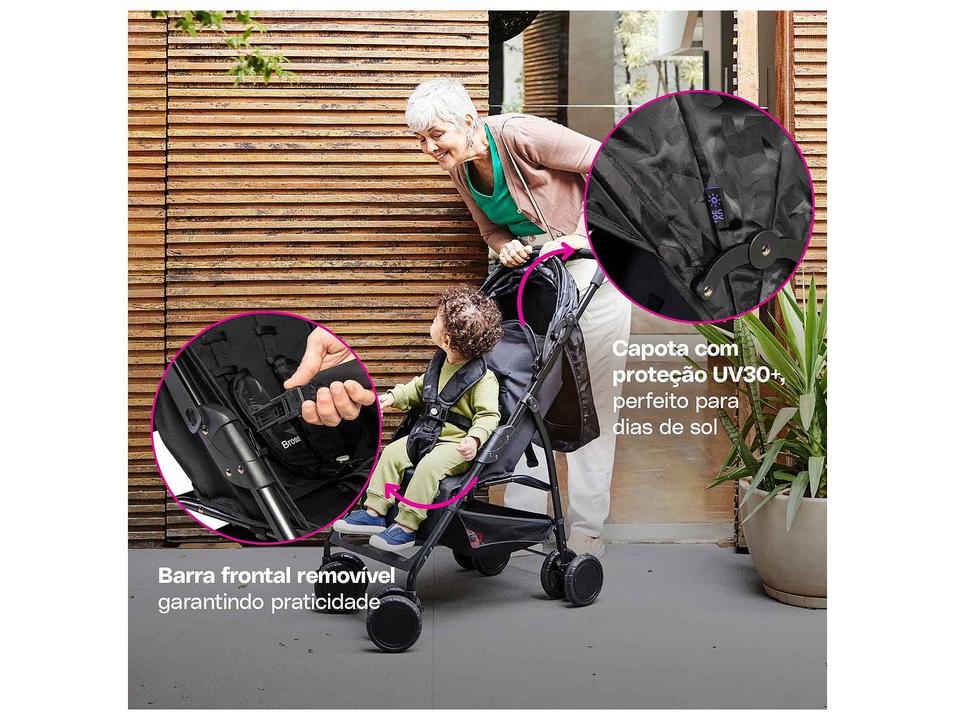 Carrinho de Bebê Cosco Kids Bross 4 Rodas 0 a 15kg - 10