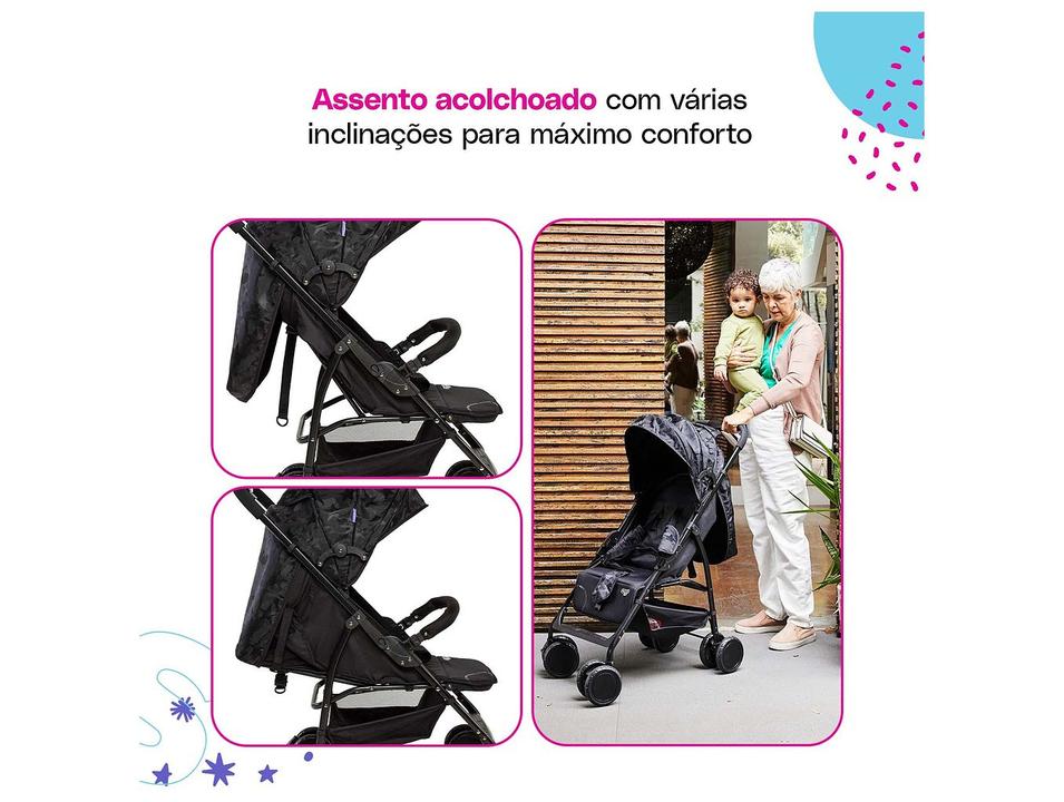 Carrinho de Bebê Cosco Kids Bross 4 Rodas 0 a 15kg - 9