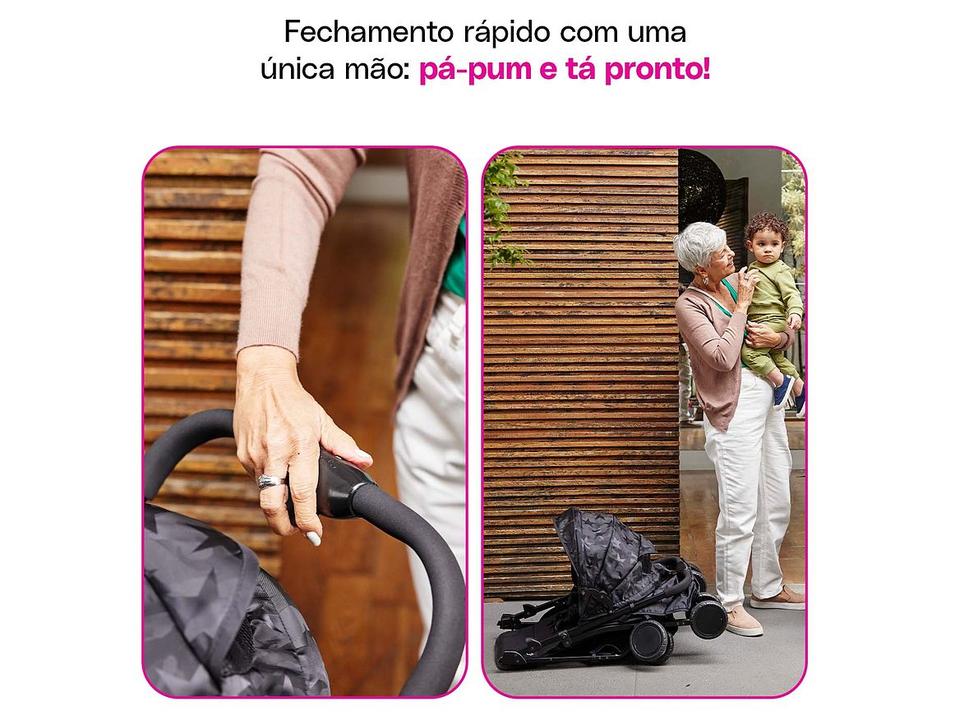 Carrinho de Bebê Cosco Kids Bross 4 Rodas 0 a 15kg - 8