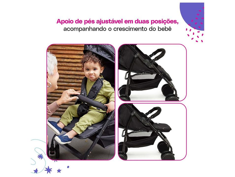 Carrinho de Bebê Cosco Kids Bross 4 Rodas 0 a 15kg - 13