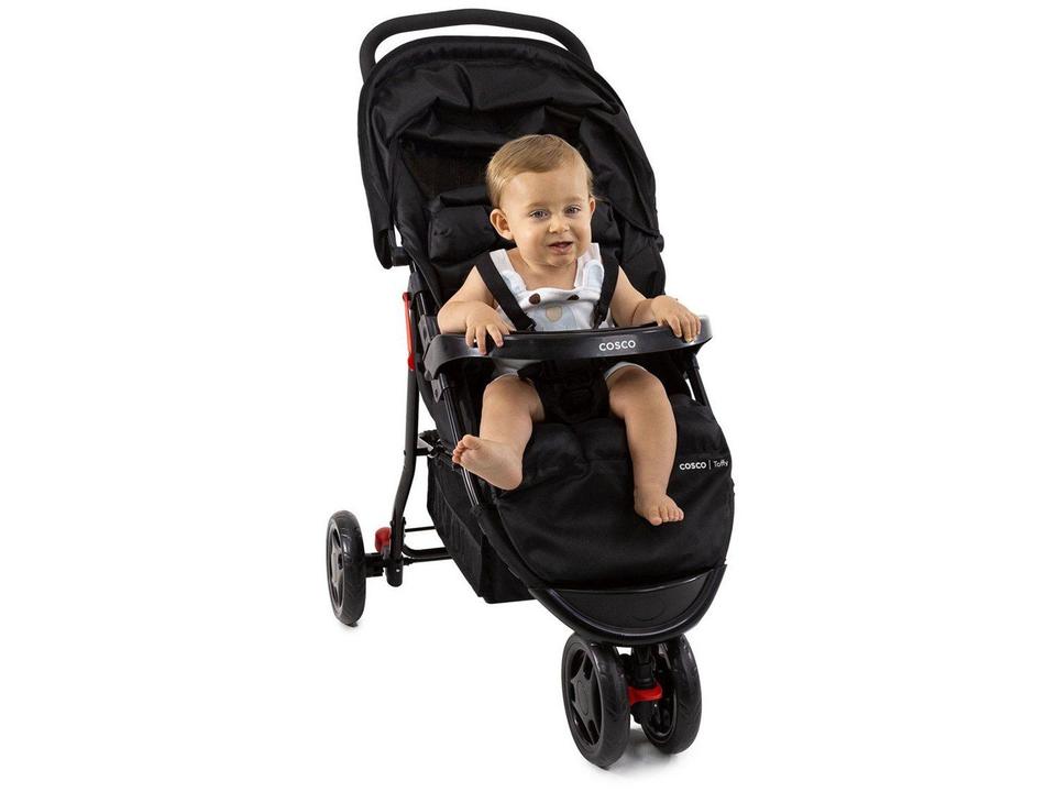 Carrinho de Bebê Cosco Kids Toffy 3 Rodas 0 a 15kg - 16