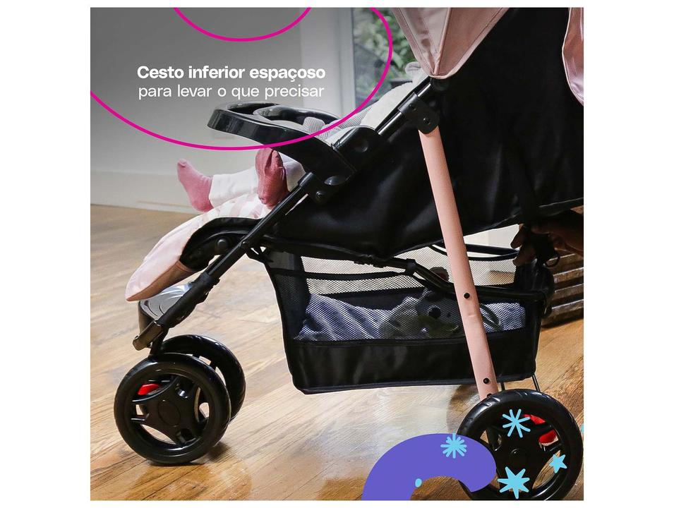 Carrinho de Bebê Cosco Kids Toffy 3 Rodas até 15kg - 8