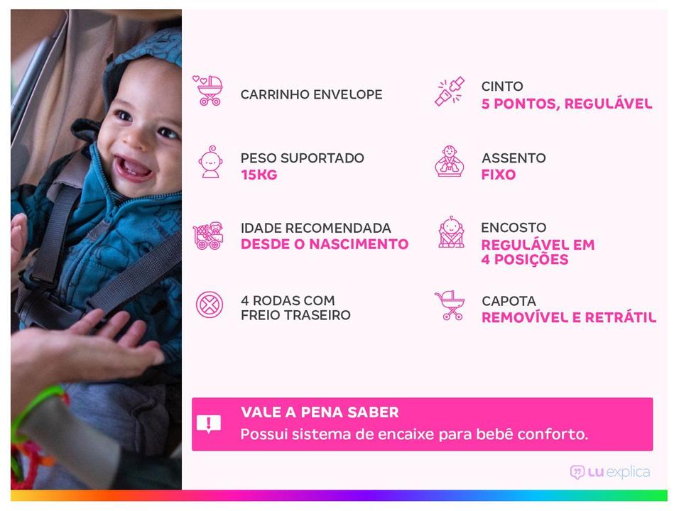 Carrinho de Bebê Galzerano Romano 0 a 15kg - 1