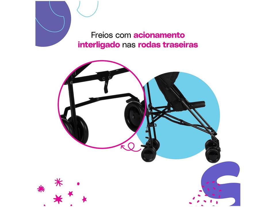 Carrinho de Bebê Guarda-chuva Cosco Kids Skinny até 15Kg - 5