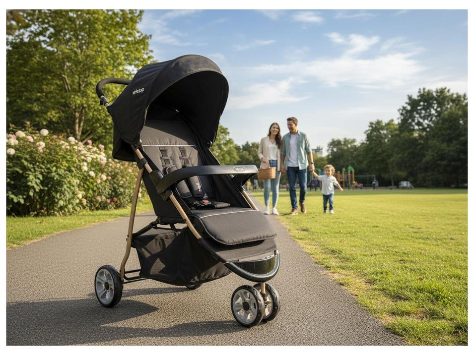 Carrinho de Bebê Kiddo Whoop Trio 8014APD 15kg - 1