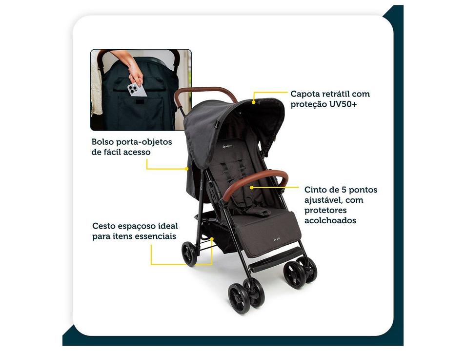 Carrinho de Bebê Safety 1st Seed 0 a 15kg - 5