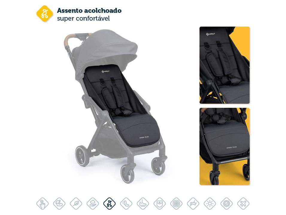 Carrinho de Bebê Safety 1st Spark Plus 0 a 22kg - 5
