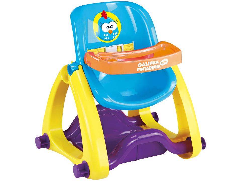 Carrinho de Boneca Galinha Pintadinha Azul - 1