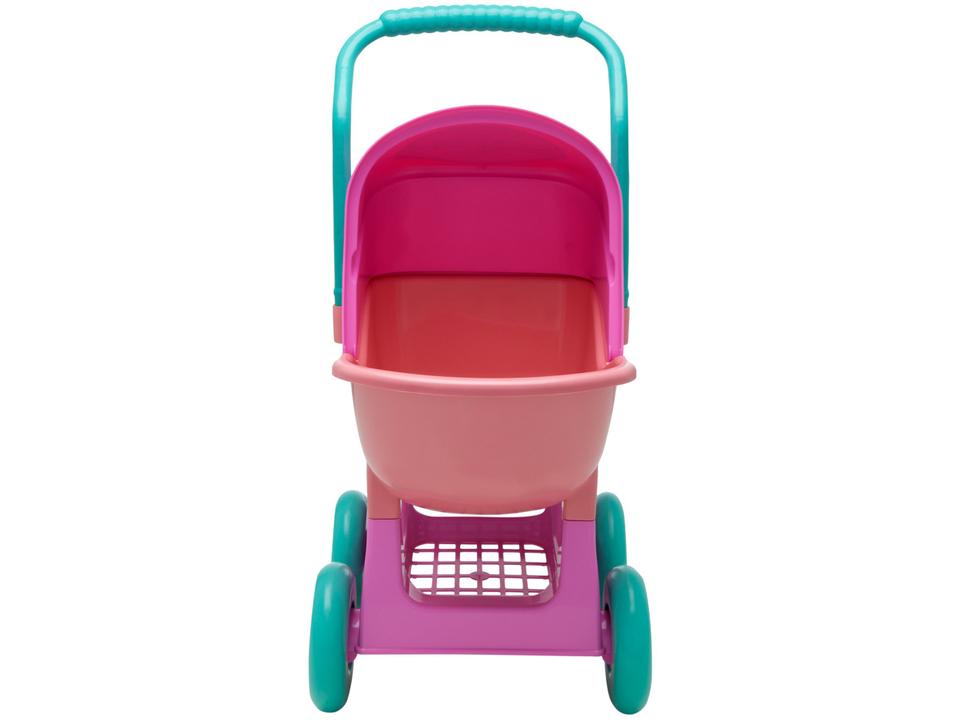 Carrinho de Boneca Ninos Baby Rosa e Verde - 3