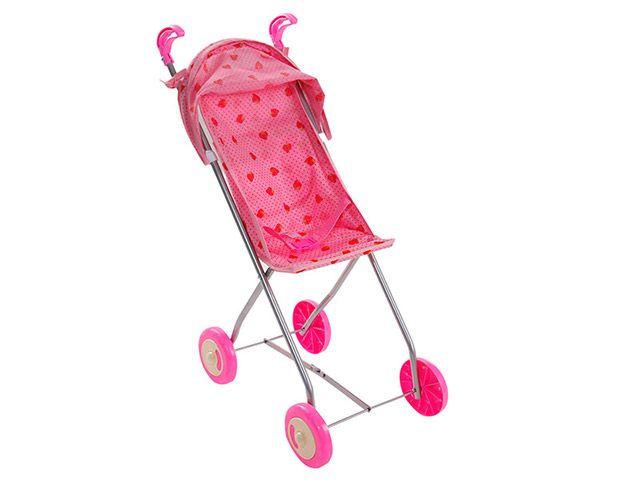 Carrinho de Boneca Semi Luxo 1 Rosa - 1