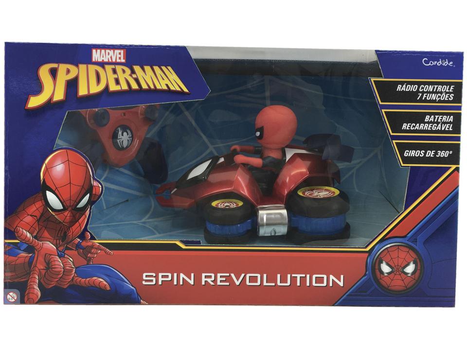 Carrinho de Controle Remoto Spider Man Spin - 1