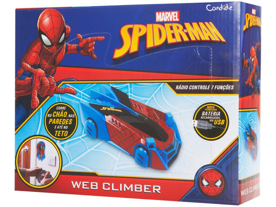 Carrinho de Controle Remoto Spider-Man - 10