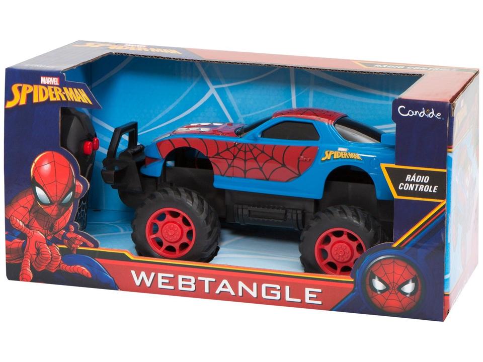Carrinho de Controle Remoto Spider Man Web Tangle - 6