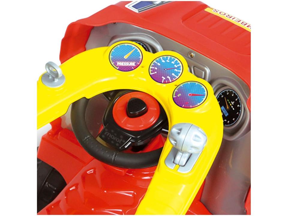 Carrinho de Passeio Infantil Bombeiros com Pedal - 3