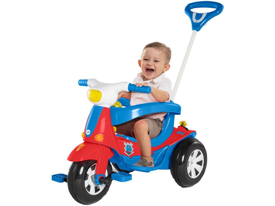 Carrinho de Passeio Infantil Velotri com Pedal - com Empurrador Calesita - 1