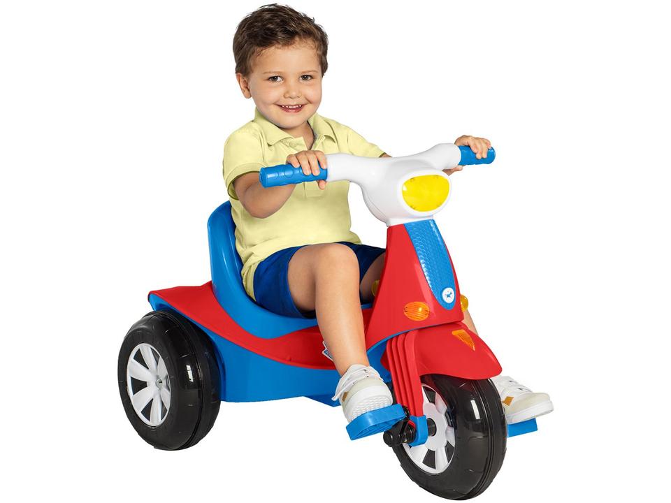 Carrinho de Passeio Infantil Velotri com Pedal - com Empurrador Calesita - 5