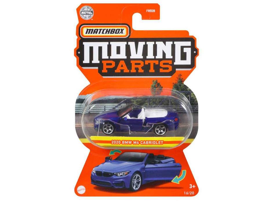 Carrinho Diecast Matchbox Moving Parts Mattel - 8