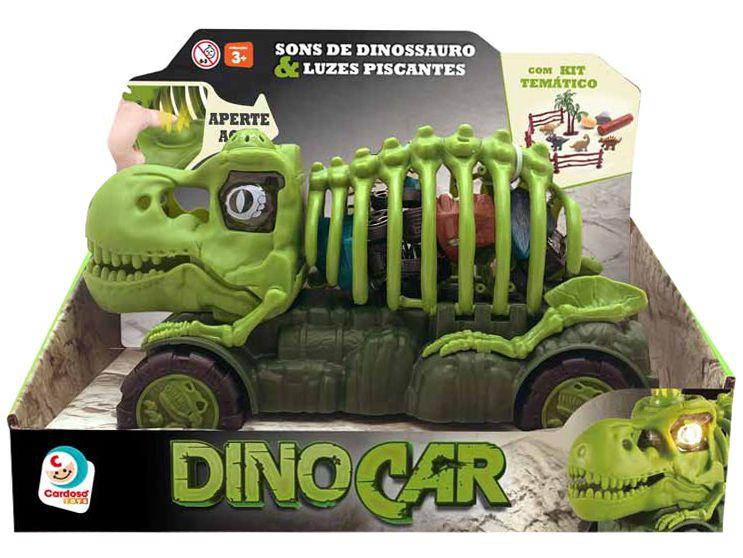 Carrinho Dinossauro Dinocar Cardoso Toys - 3