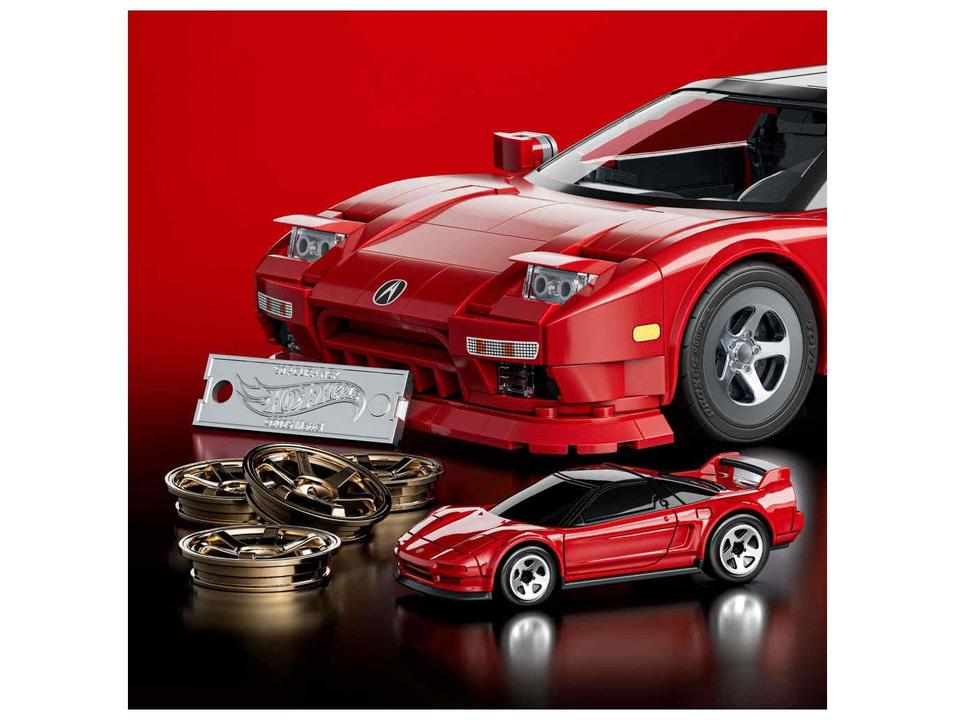 Carrinho Hot Wheels 90 Acura NSX Mattel Brick Shop - 4