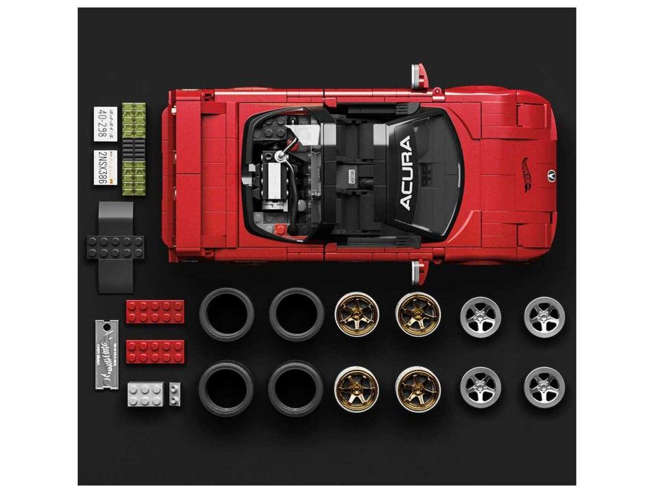 Carrinho Hot Wheels 90 Acura NSX Mattel Brick Shop - 2