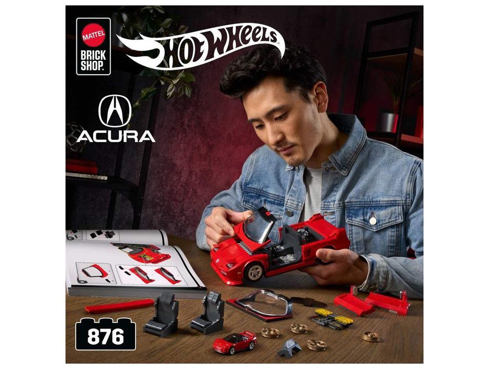 Carrinho Hot Wheels 90 Acura NSX Mattel Brick Shop - 1