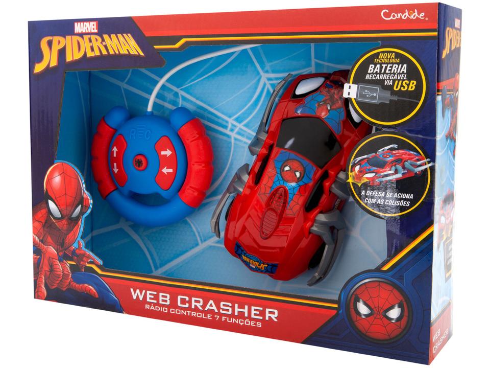 Carrinho Marvel Spider Man Web Crasher - Candide - 13