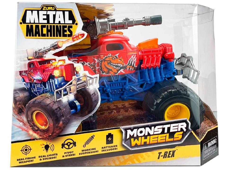 Carrinho Metal Machines Monster Wheels - 5