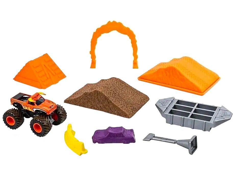 Carrinho Monster Jam com Massa Areia e Acessérios - 10