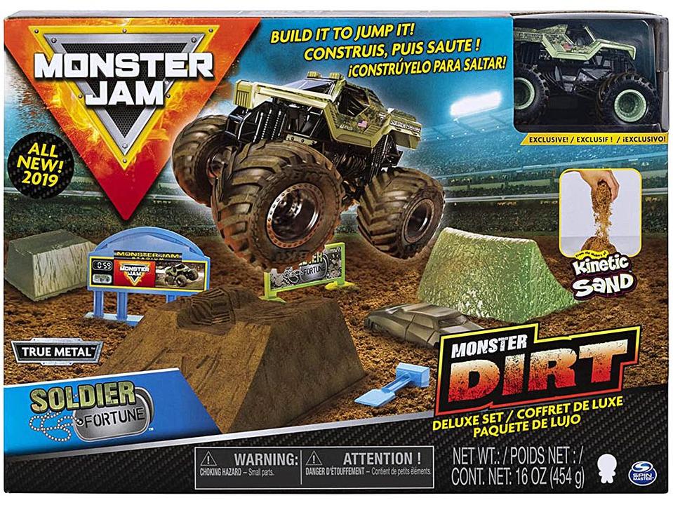 Carrinho Monster Jam com Massa Areia e Acessérios - 4