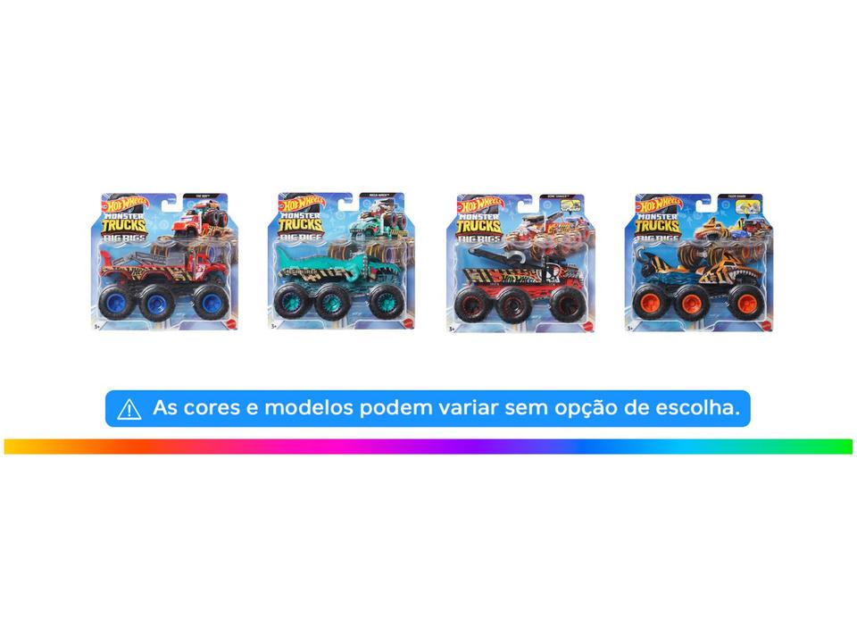Carrinho Monster Trucks Hot Wheels Big Rigs - 1