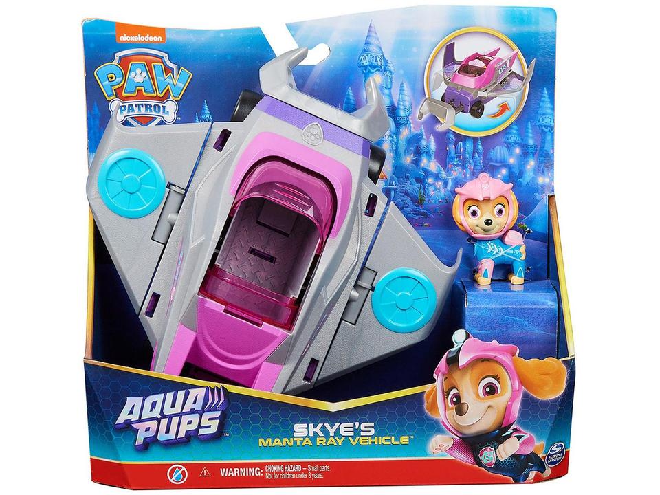 Carrinho Patrulha Canina Aqua Pups Skye - 4