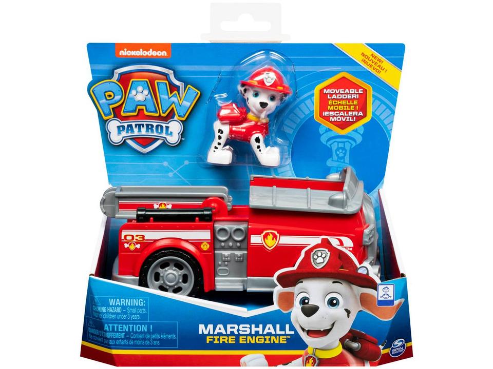 Carrinho Patrulha Canina Carro de Bombeiro - 3