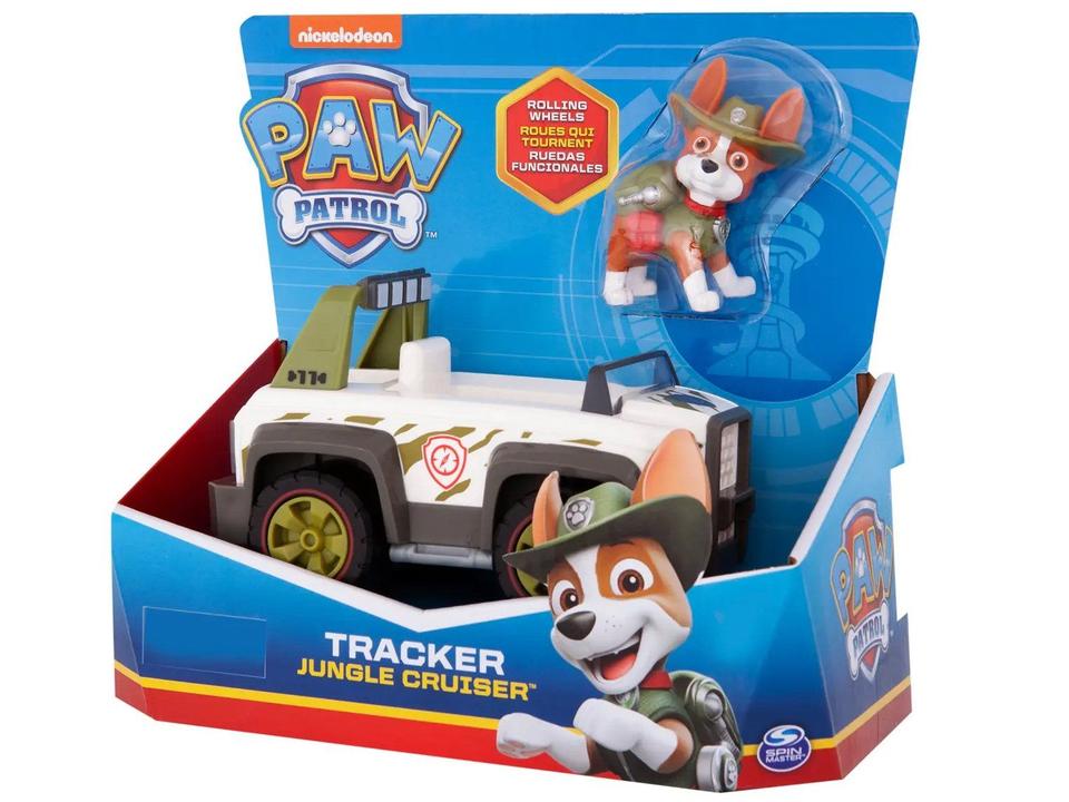 Carrinho Patrulha Canina Tracker Jungle Cruiser Sunny Brinquedos com Boneco - 7
