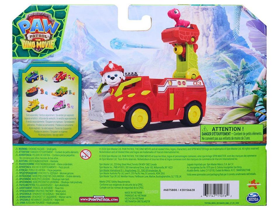 Carrinho Patrulha Canina Uma Aventura Dino - 8
