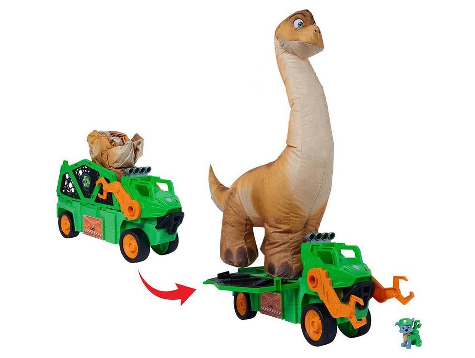 Carrinho Patrulha Canina Veículo com Megasaurus - 1