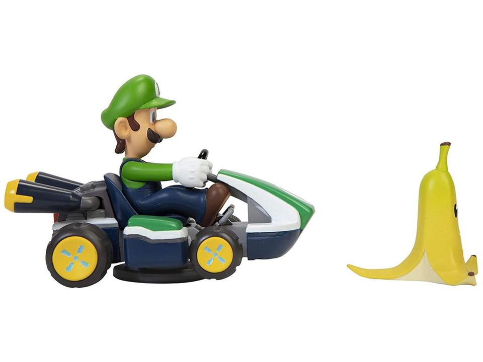 Carrinho Spin Out Mario Kart Luigi Candide - 6