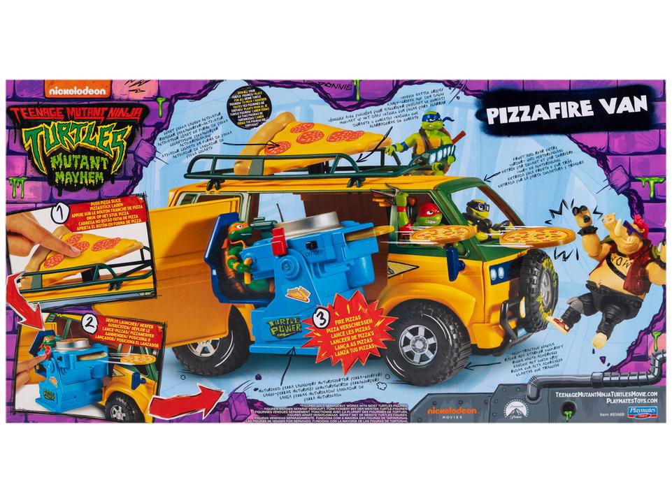 Carrinho Tartarugas Ninja Caos Mutante Van de - 11