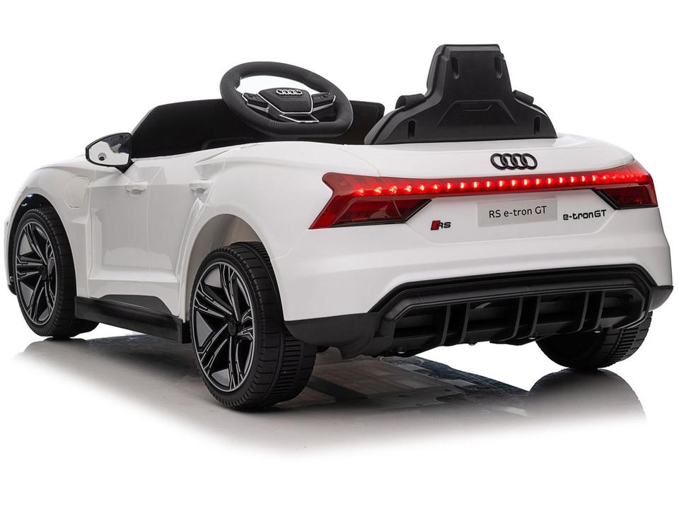 Carro Elétrico Infantil Branco Audi Bandeirante - 3