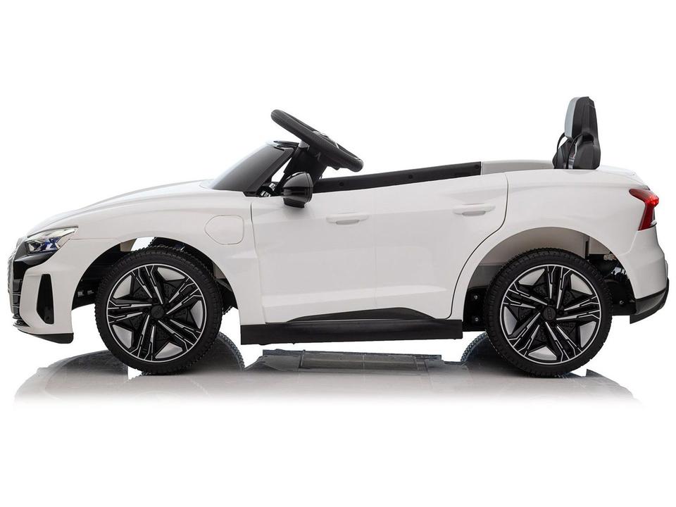 Carro Elétrico Infantil Branco Audi Bandeirante - 4