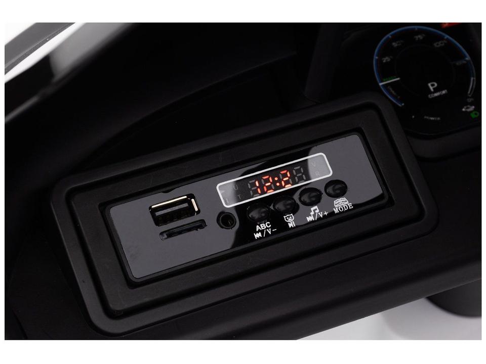 Carro Elétrico Infantil Branco Audi Bandeirante - 6
