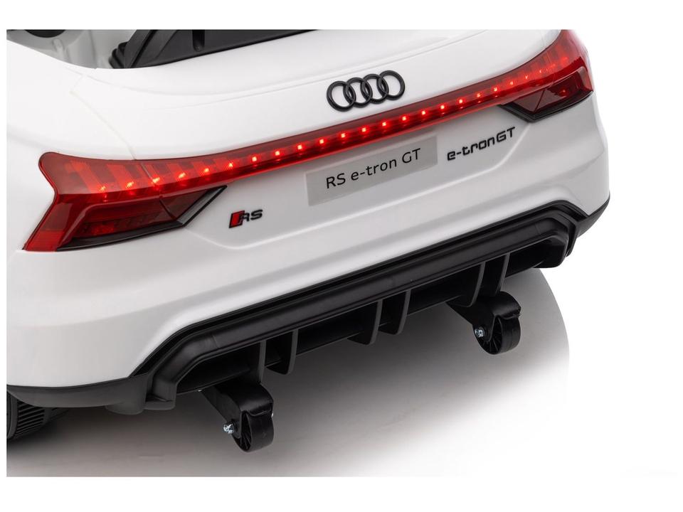 Carro Elétrico Infantil Branco Audi Bandeirante - 10
