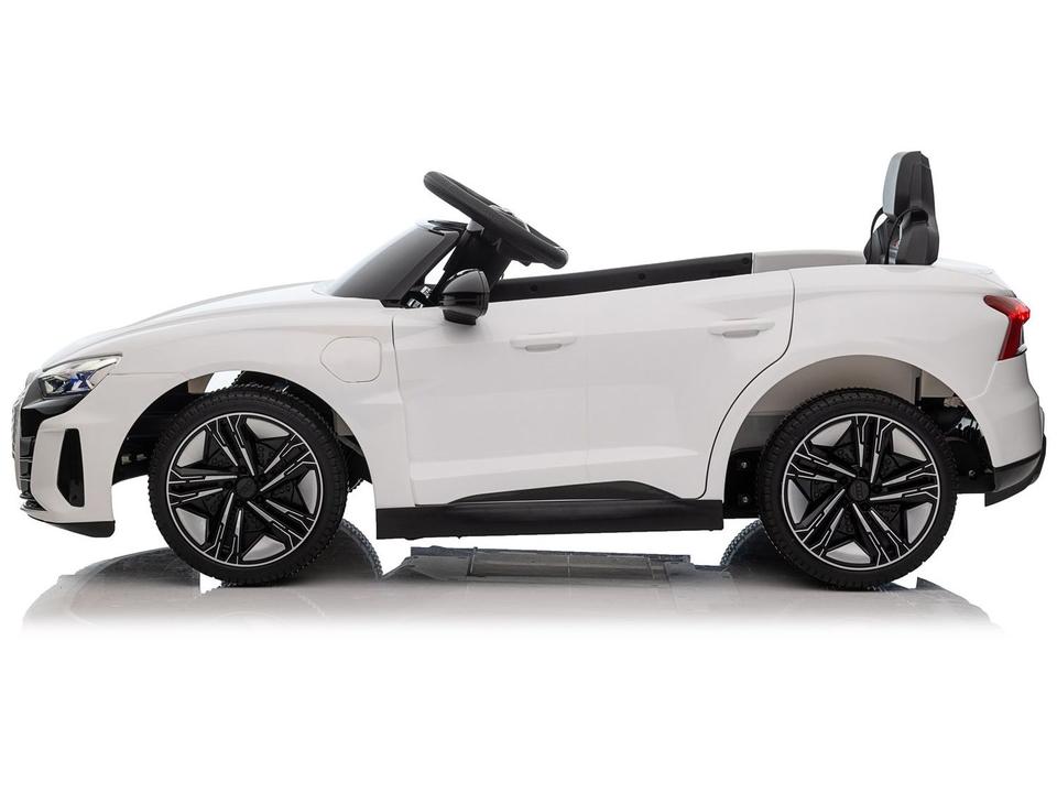 Carro Elétrico Infantil Branco Audi Bandeirante - 4