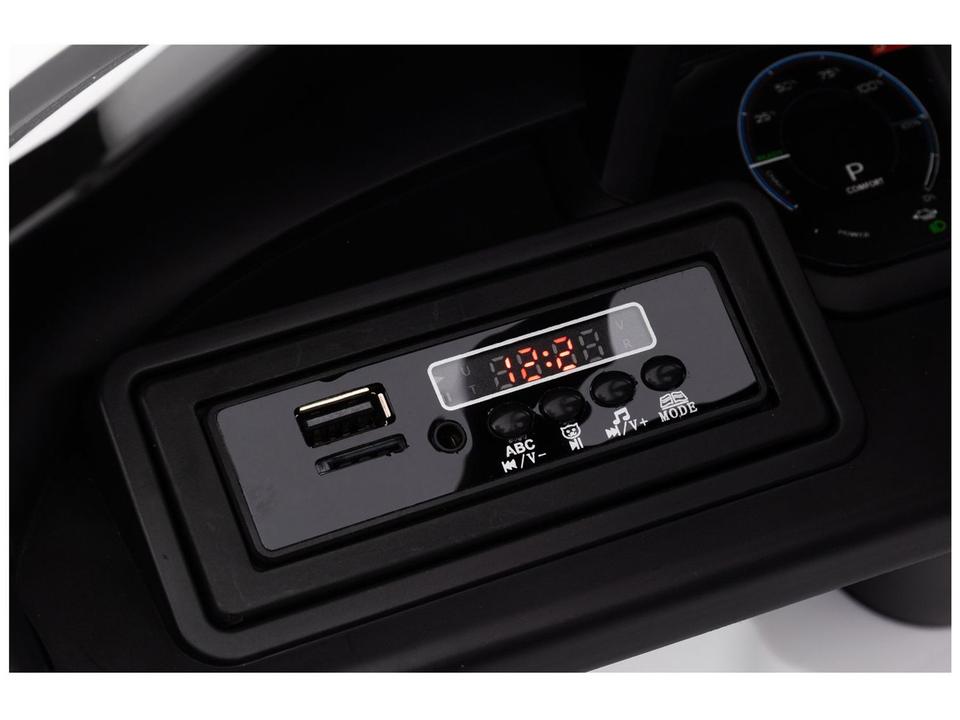 Carro Elétrico Infantil Branco Audi Bandeirante - 6