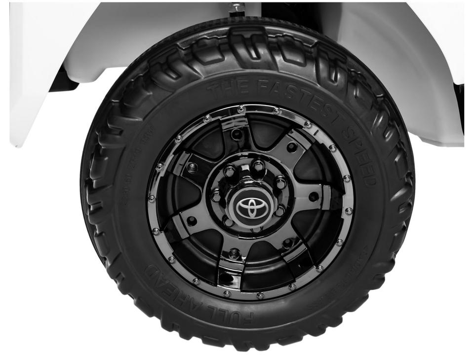 Carro Elétrico Infantil Branco Bandeirante - 19