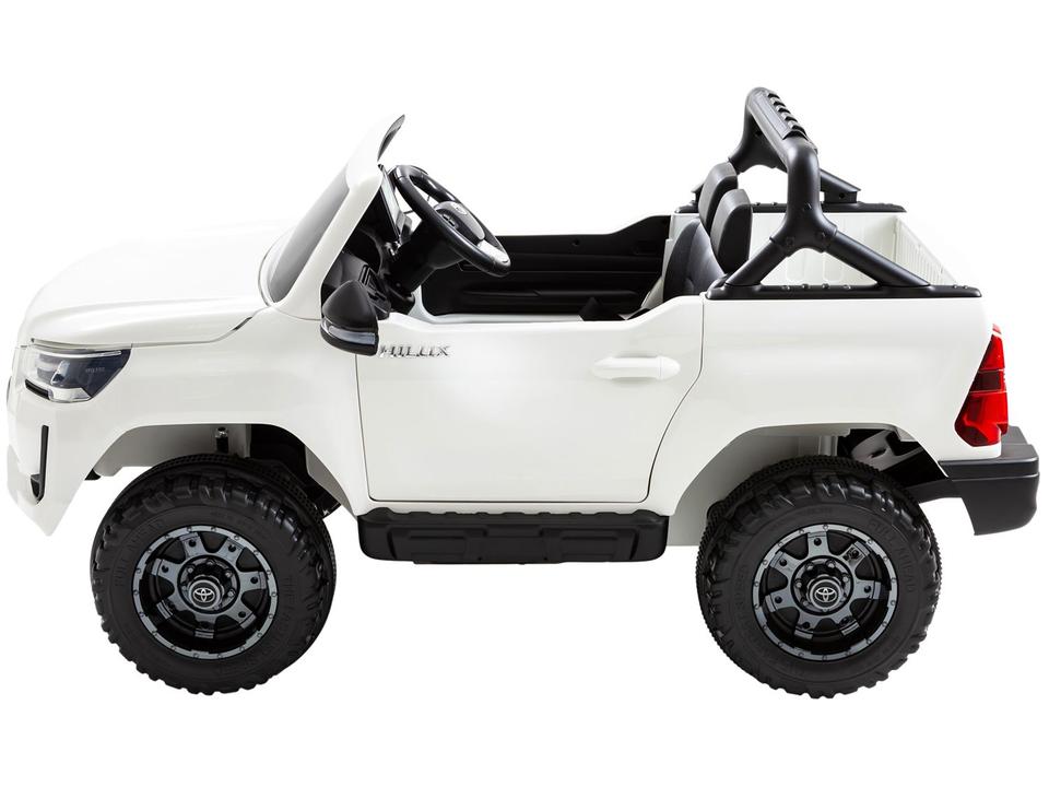 Carro Elétrico Infantil Branco Bandeirante - 3