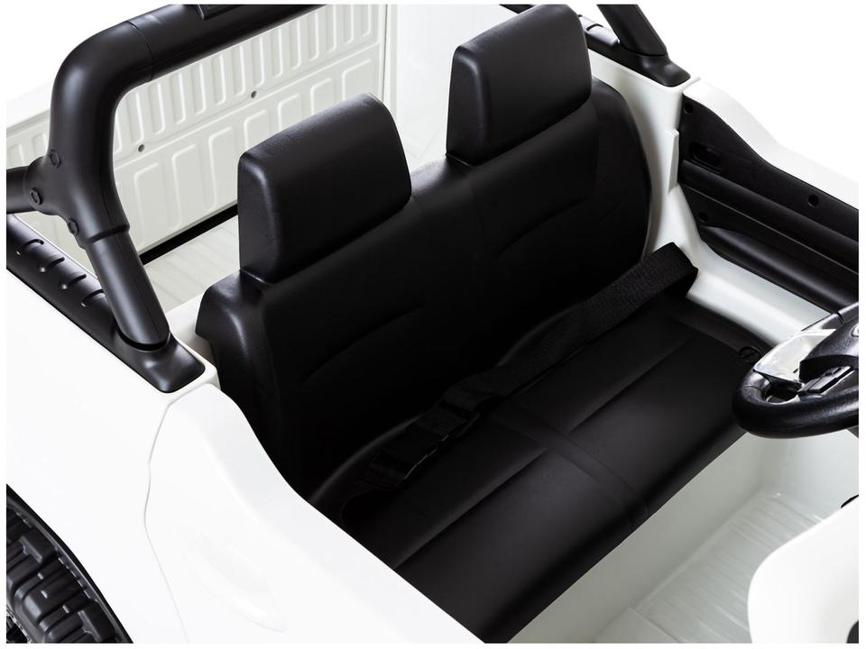 Carro Elétrico Infantil Branco Bandeirante - 12